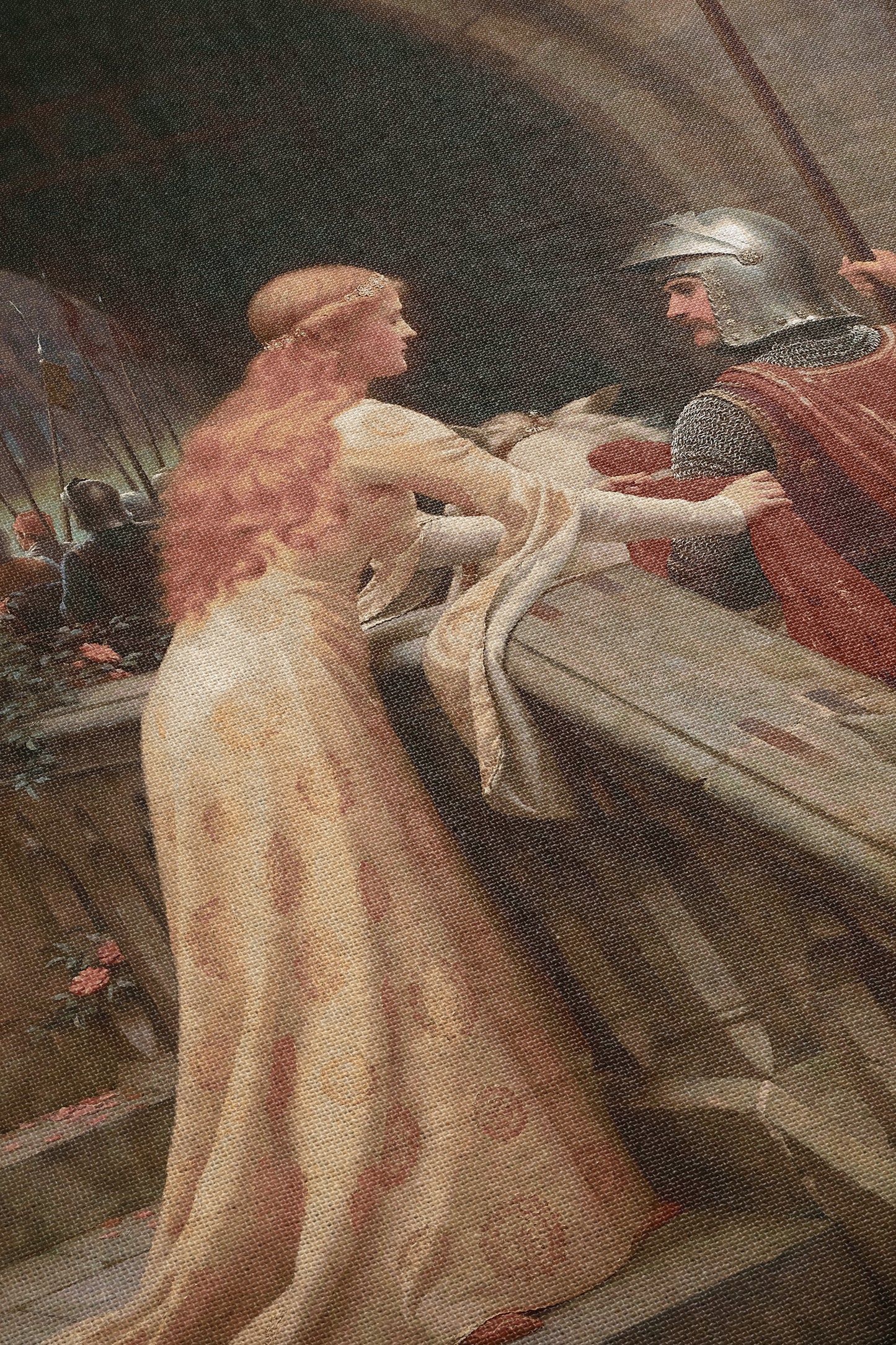 Edmund Blair Leighton Art Throw