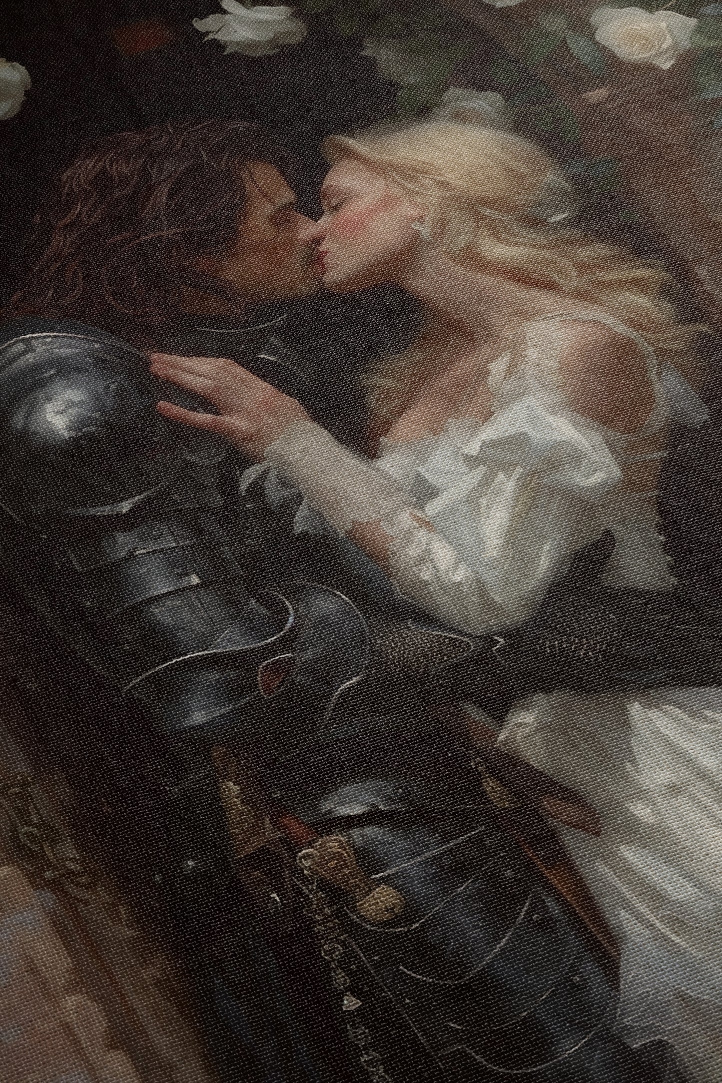 Enchanted Medieval Romance Woven Blanket