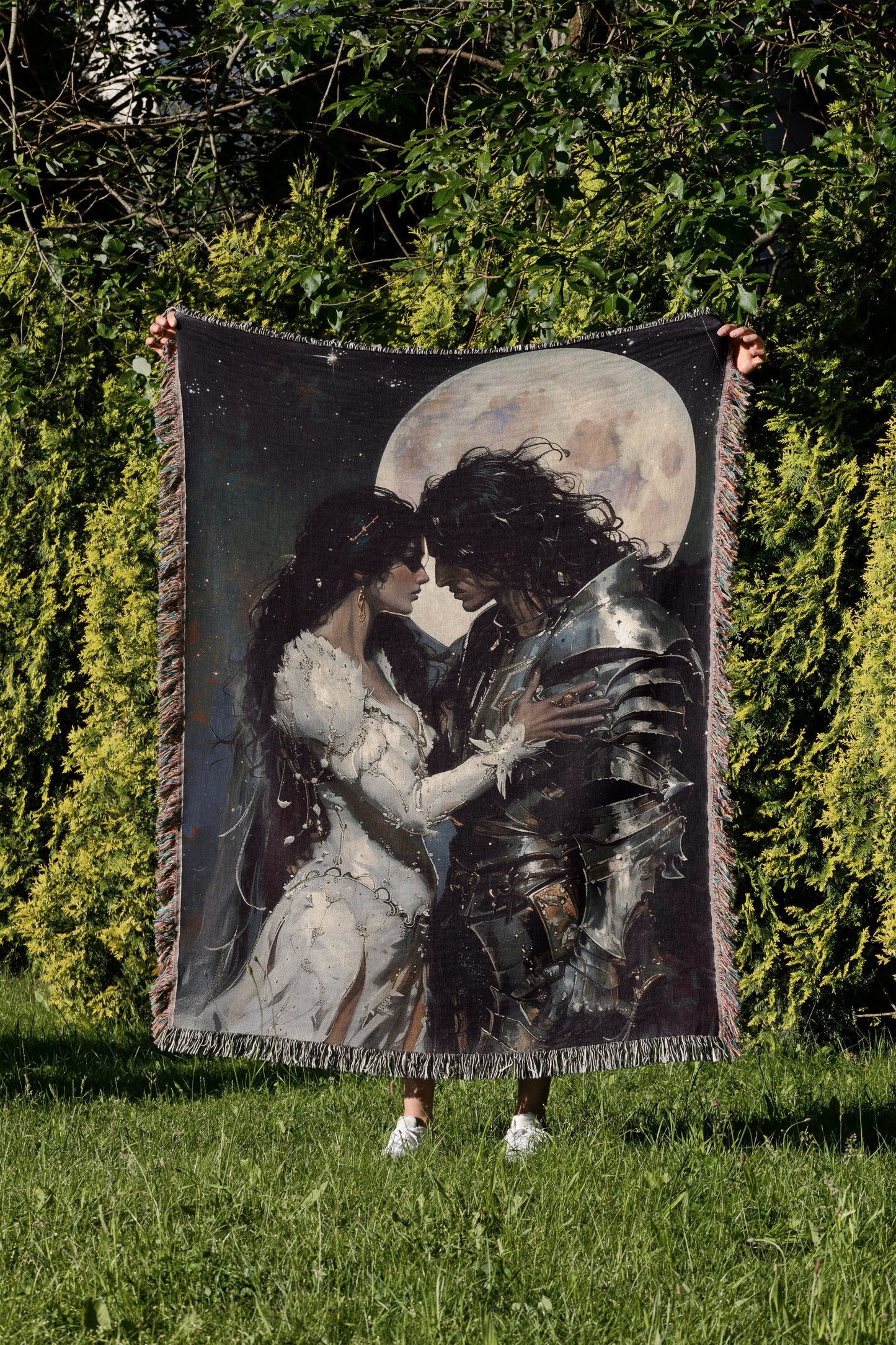 Gothic Romance Woven Throw Blanket