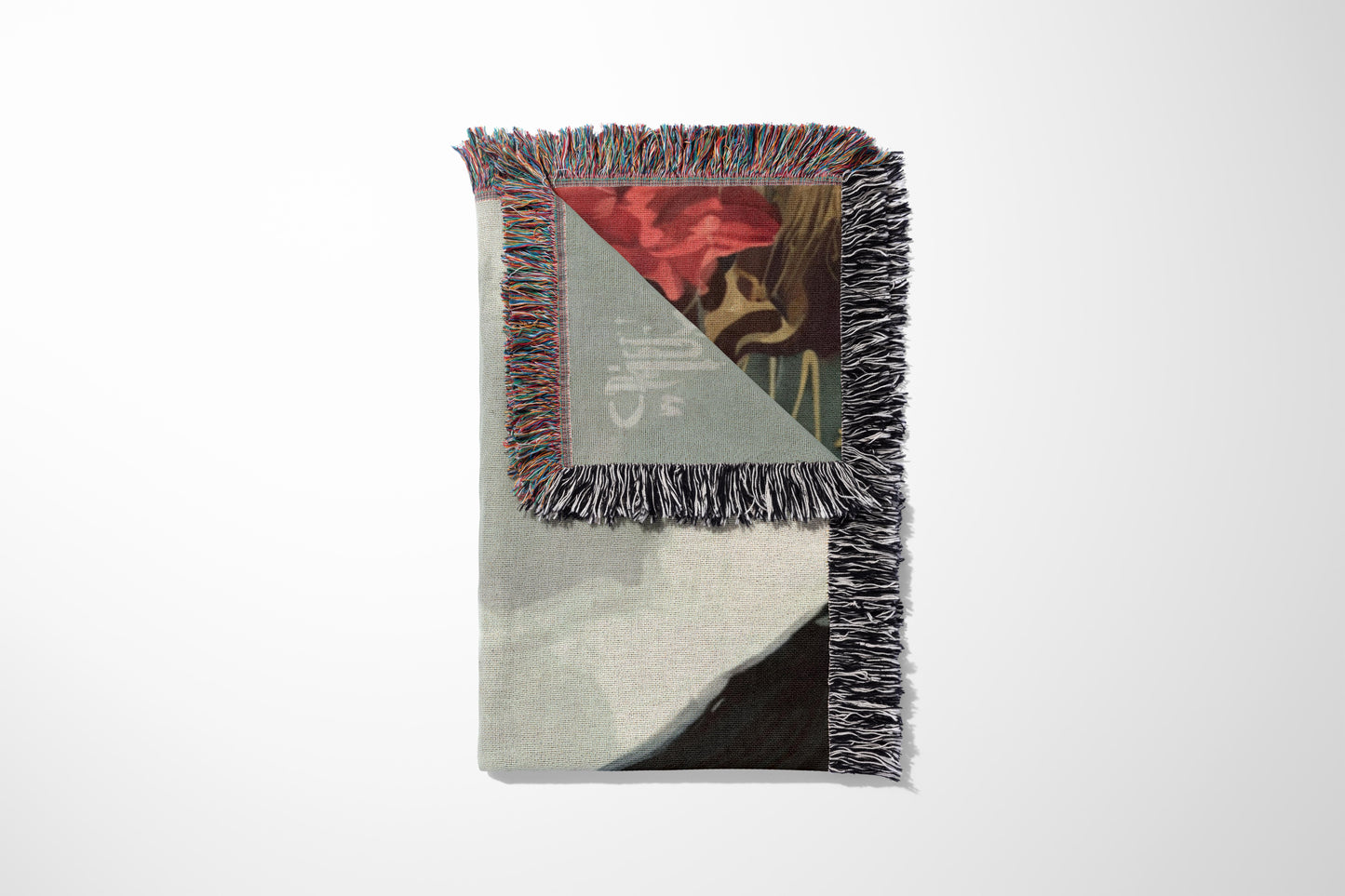 Manon Blackbeak in a Field Woven Throw Blanket