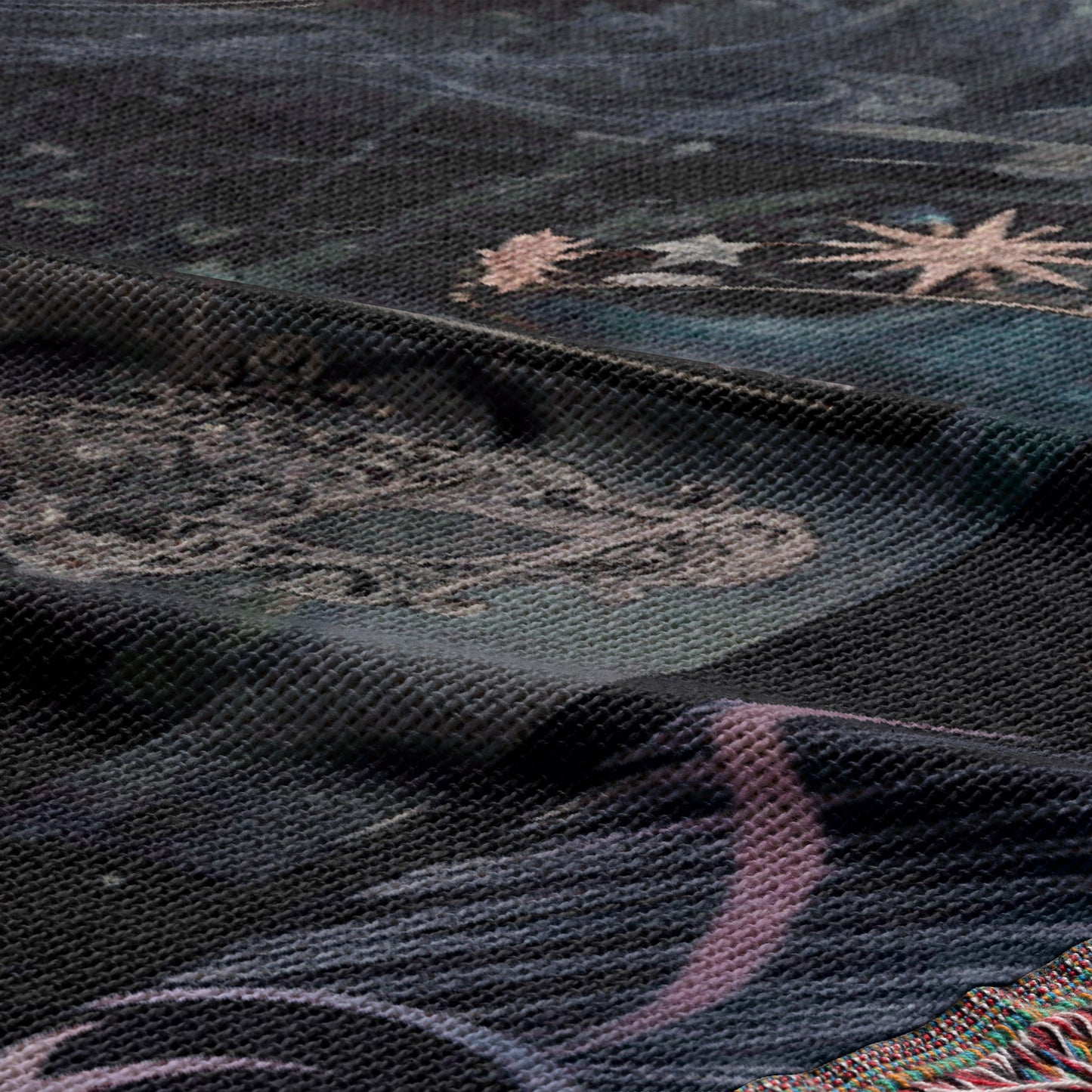 "City of Starlight" Woven Throw Blanket - MagicMerchEmporium