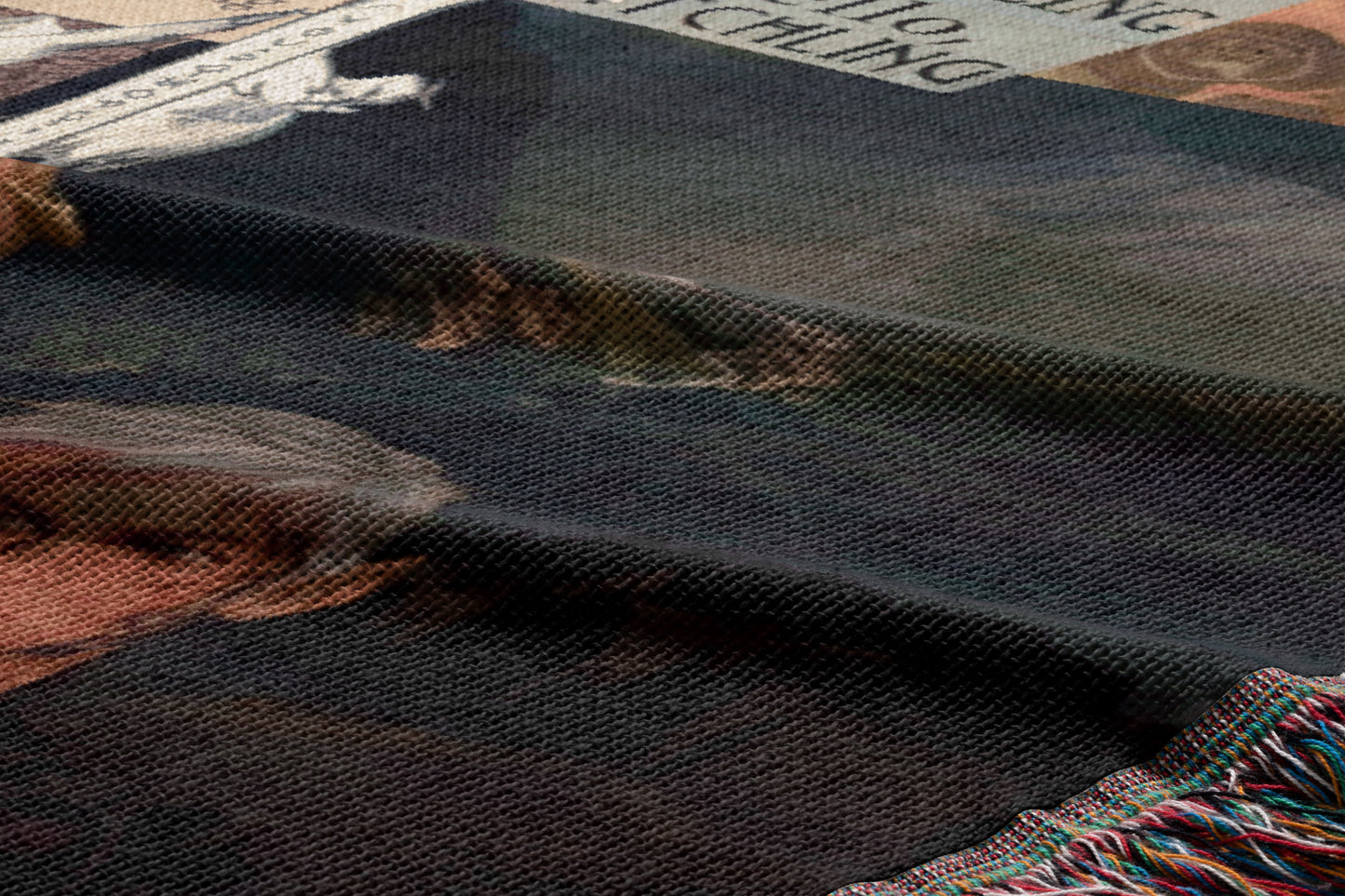 "To Whatever End" Woven Throw Blanket - MagicMerchEmporium