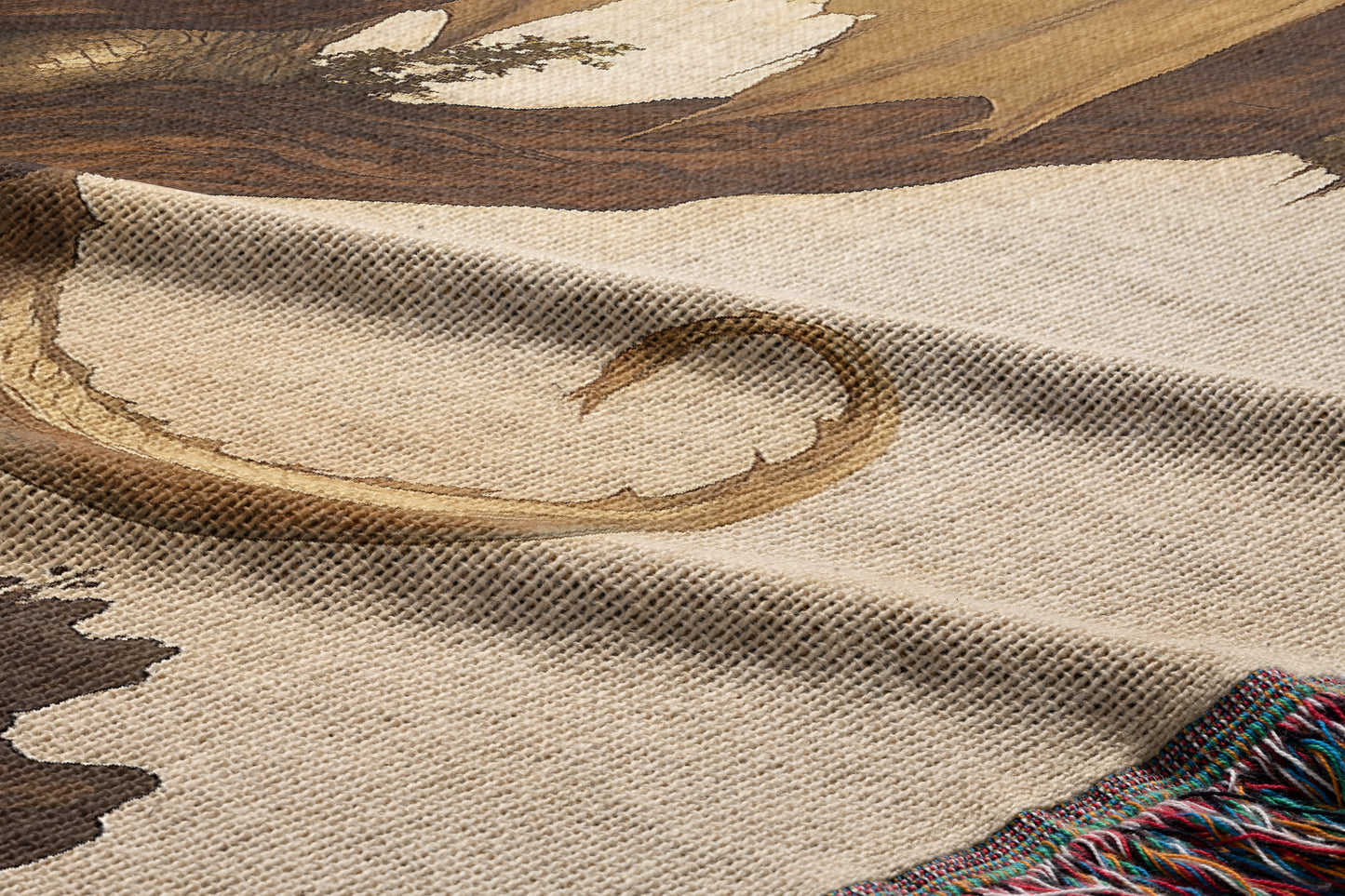 Mystical Dragon Woodland Woven Throw Blanket