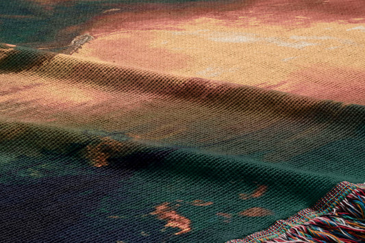 Majestic Dragon Woven Throw Blanket - MagicMerchEmporium