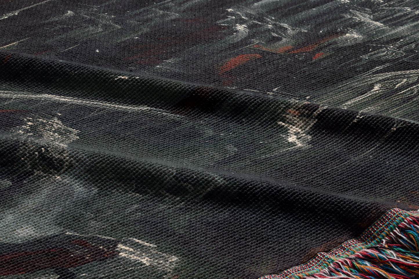 Blood Moon Woven Throw Blanket