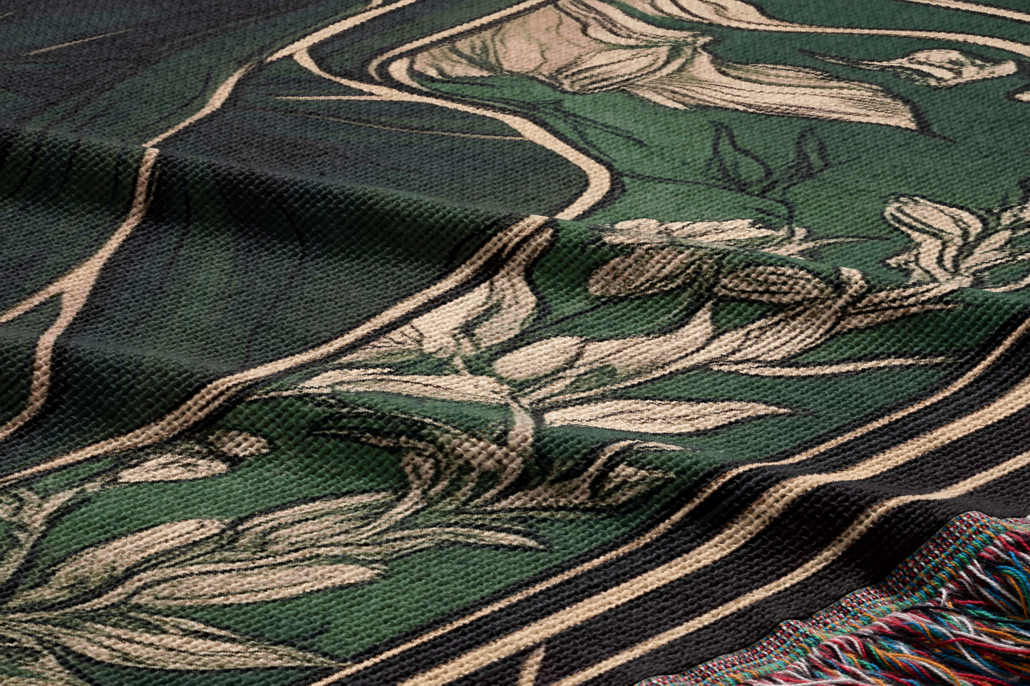 Suriel Woven Throw Blanket - MagicMerchEmporium