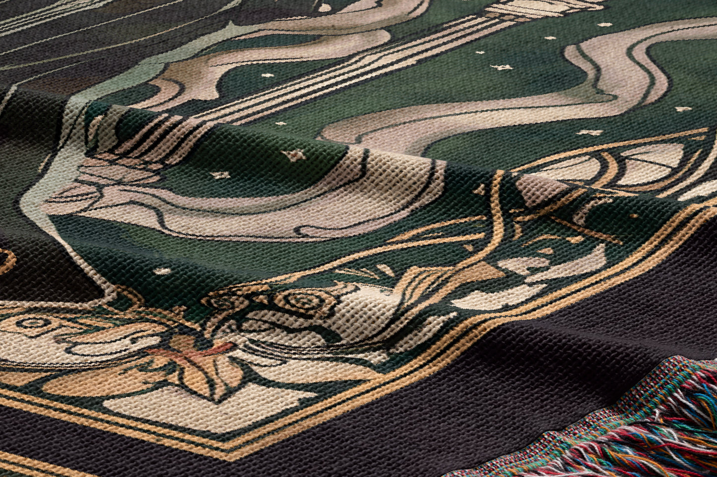 Stay with the High Lord Woven Throw Blanket - MagicMerchEmporium