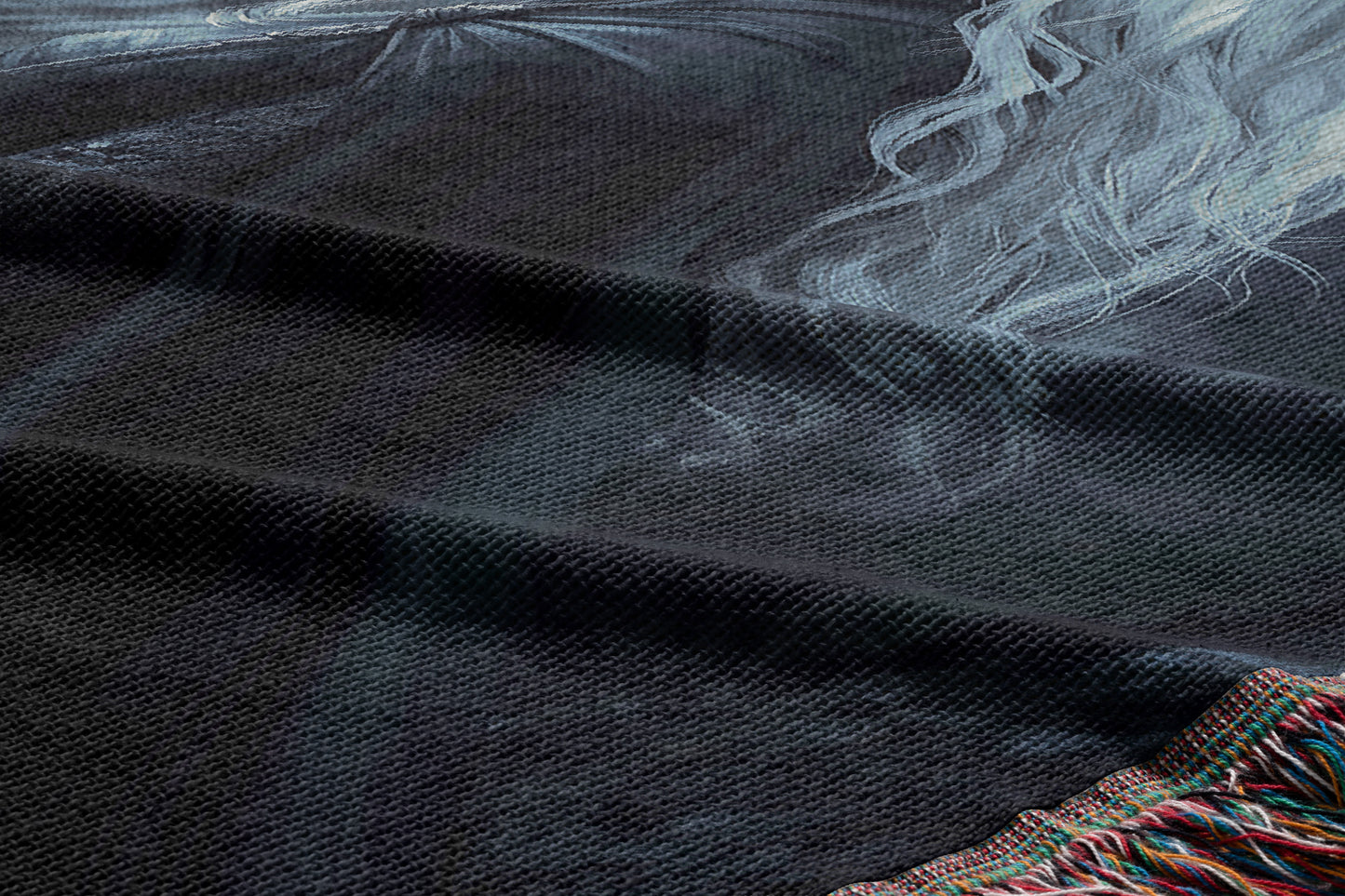 Manon Blackbeak & Abraxos Woven Throw Blanket - MagicMerchEmporium