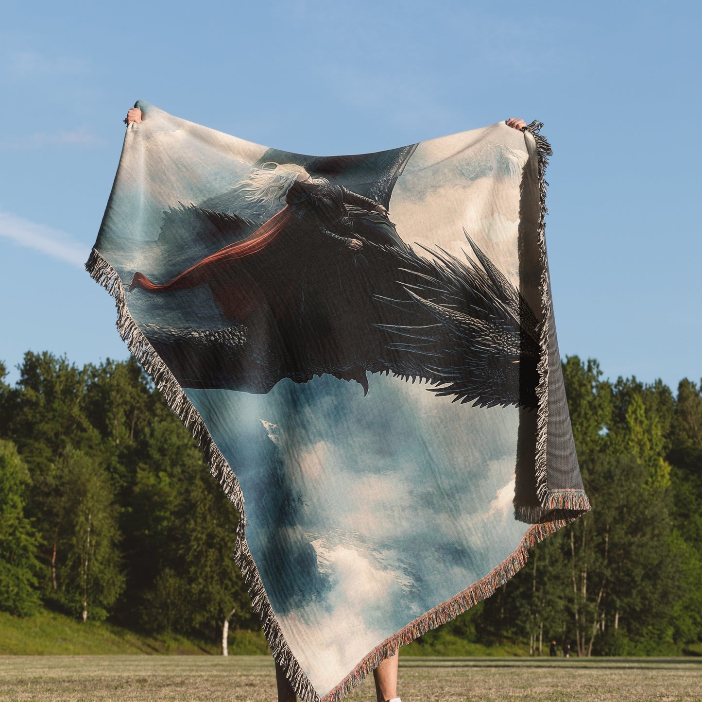 Manon Blackbeak Woven Throw Blanket