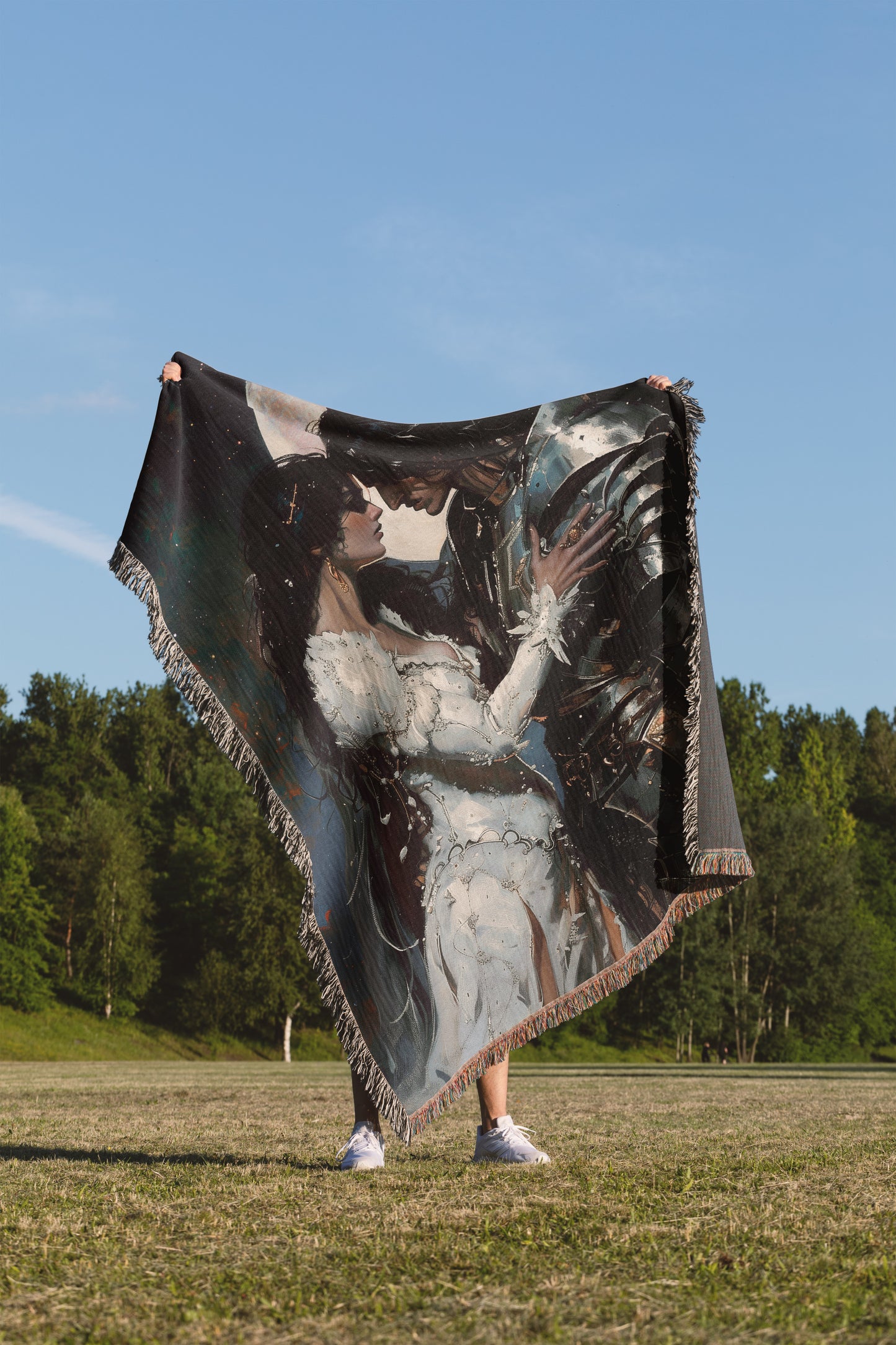 Gothic Romance Woven Throw Blanket