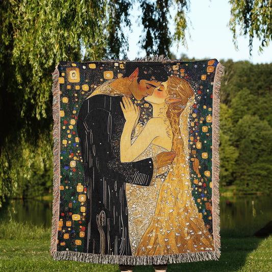 Romantic Velaris Woven Throw Blanket