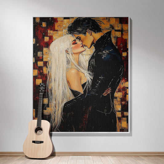 Dorian Havilliard & Manon Blackbeak Woven Throw Blanket