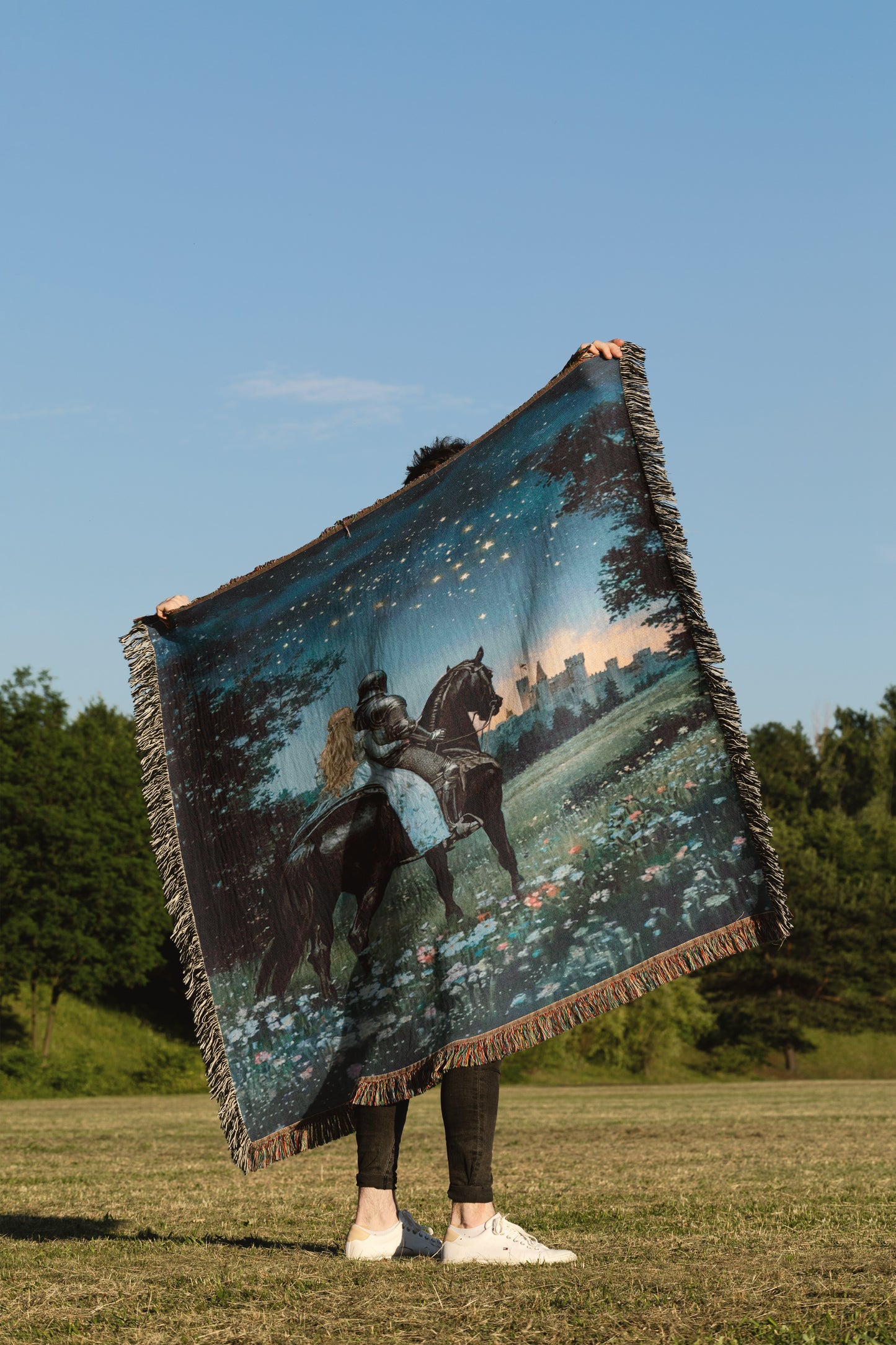 Under the Stars Woven Throw Blanket