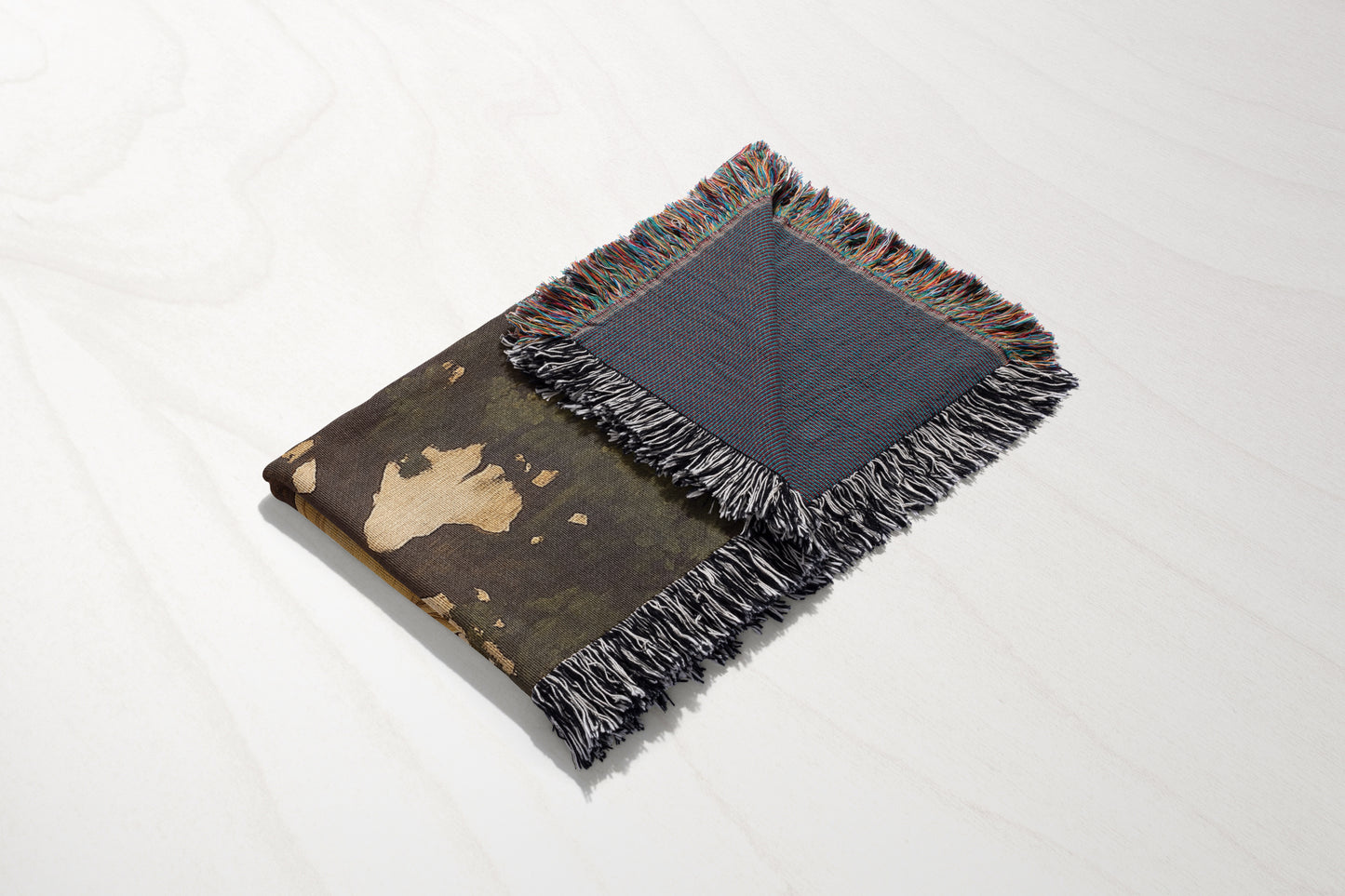 Mystical Dragon Woodland Woven Throw Blanket