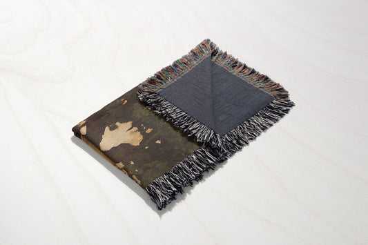 Mystical Dragon Woodland Woven Throw Blanket - MagicMerchEmporium