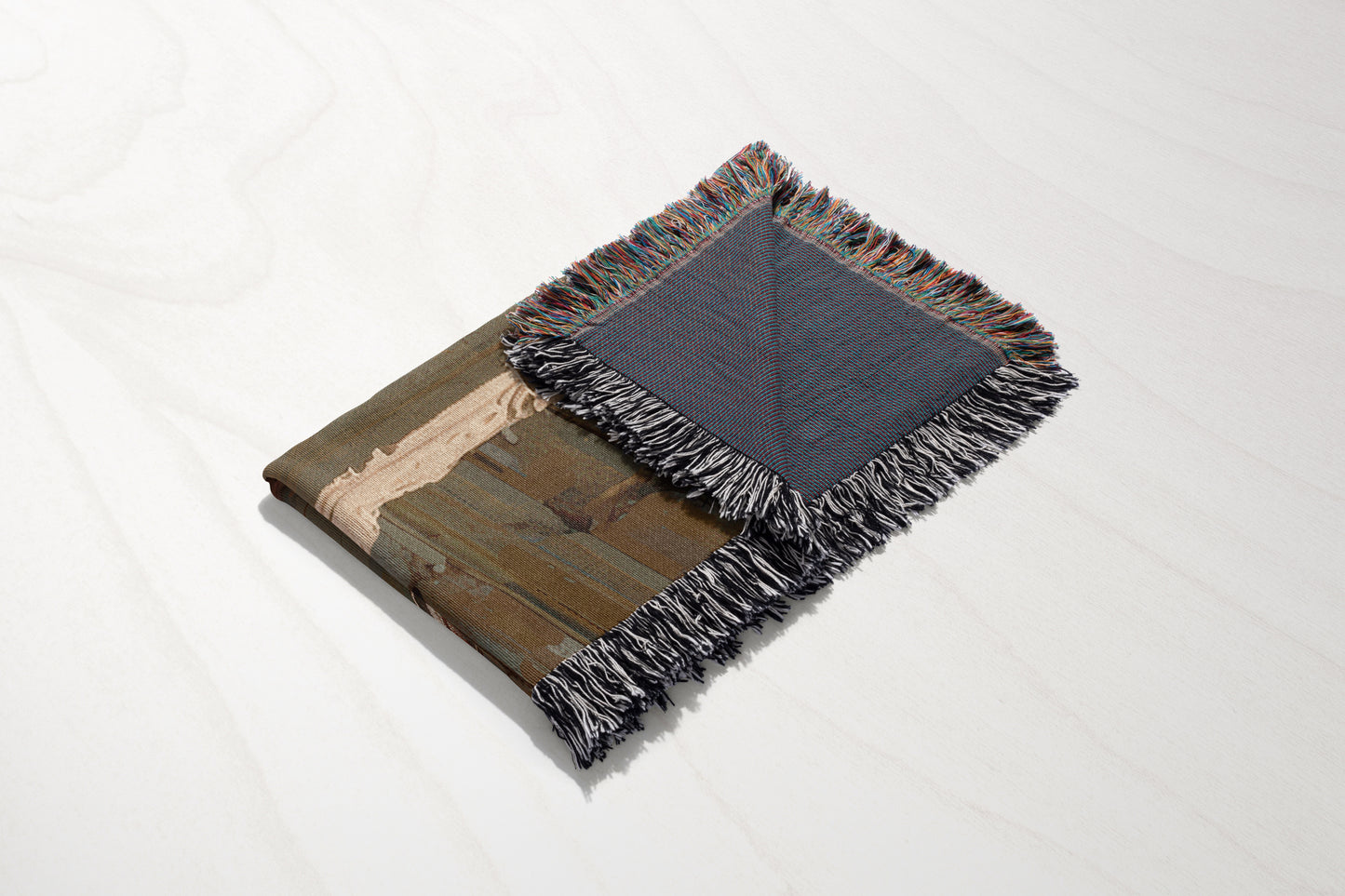 Resting Knight Woven Throw Blanket