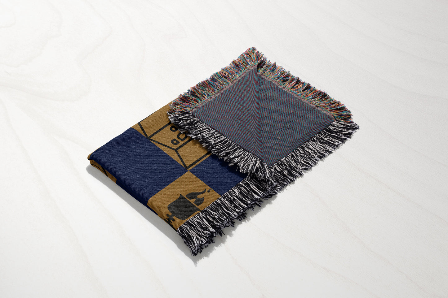 🦅 Raven House Woven Throw Blanket - MagicMerchEmporium