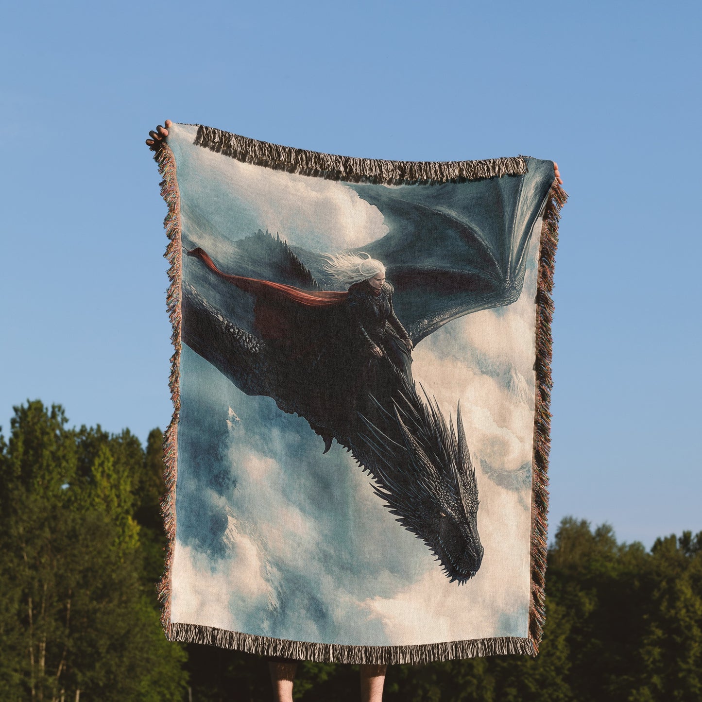 Manon Blackbeak Woven Throw Blanket