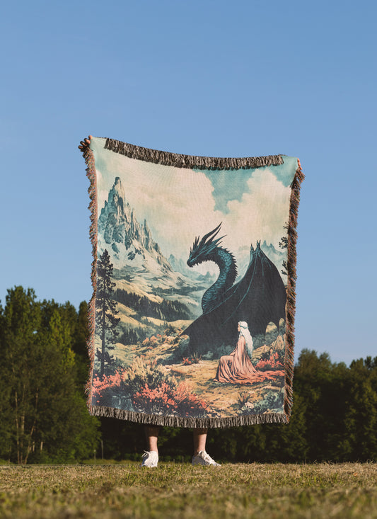 Manon Field Woven Throw Blanket