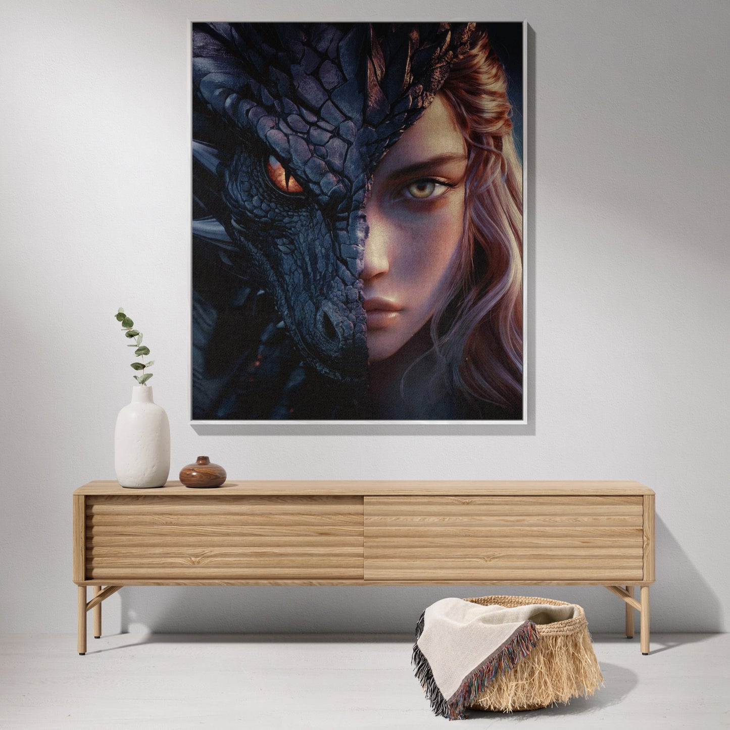 ππ₯ Fourth Wing Inspired Woven Throw Blanket - Dragon & Rider Fusion ππ