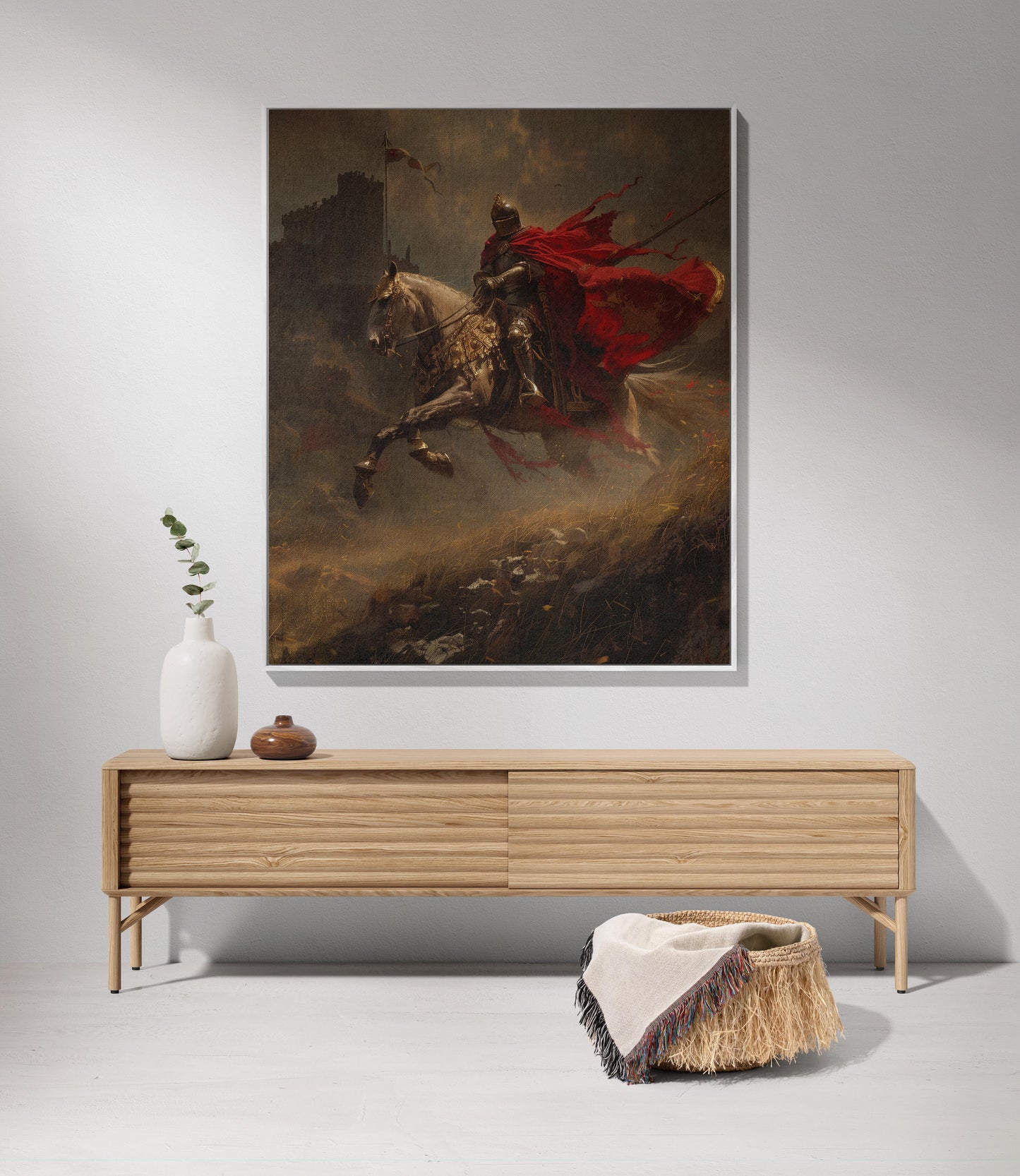 Medieval King Woven Throw Blanket
