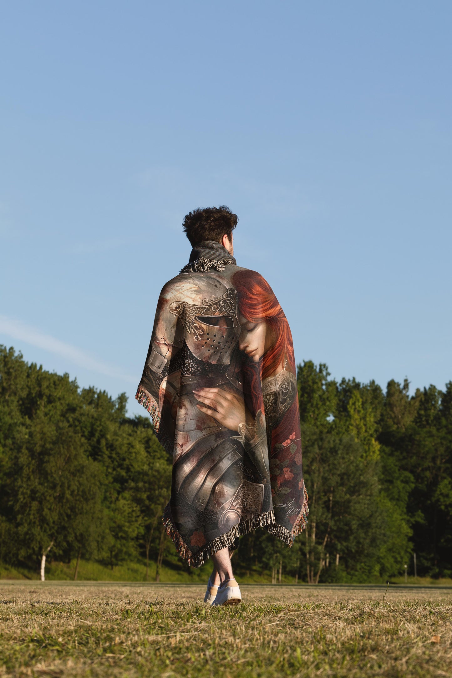 Dark Romance Woven Throw Blanket