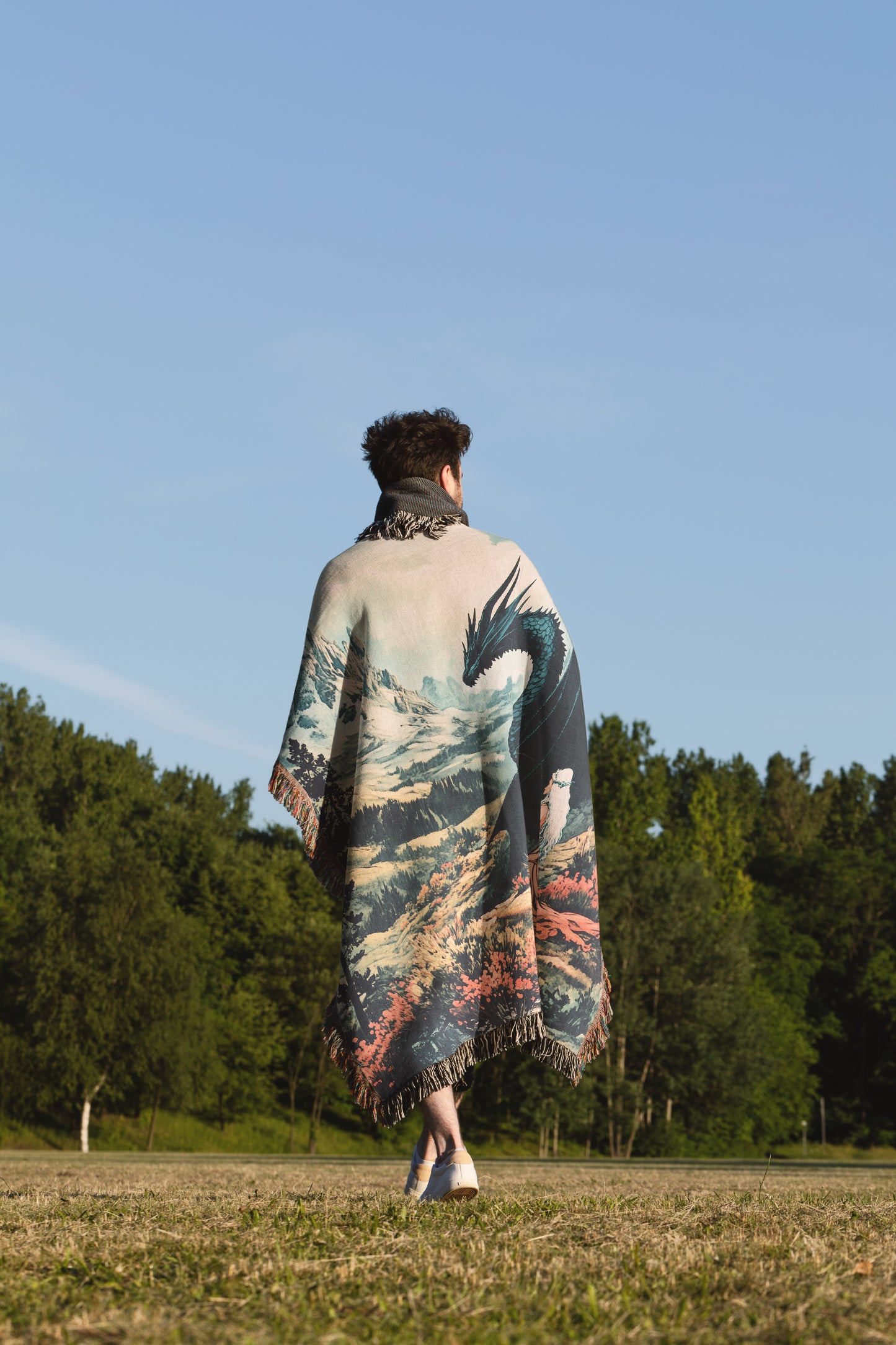 Manon Field Woven Throw Blanket