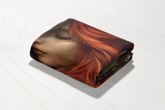 Dark Romance Woven Throw Blanket - MagicMerchEmporium