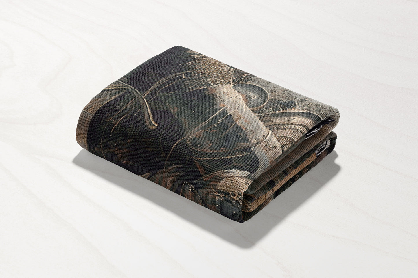 Resting Dark Knight Woven Throw Blanket