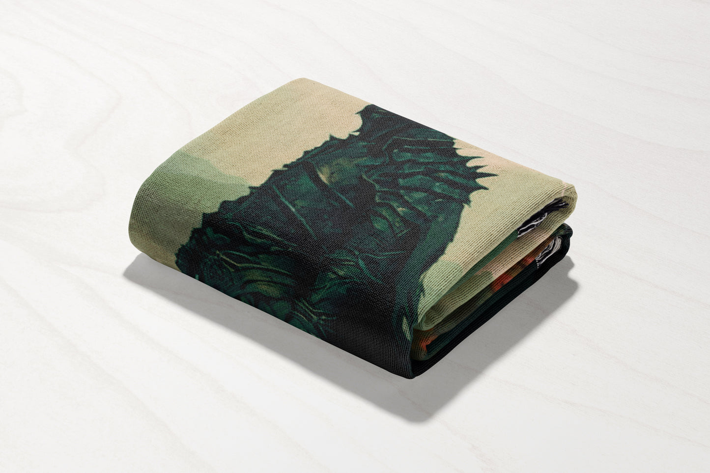 Medieval Encounter Woven Throw Blanket
