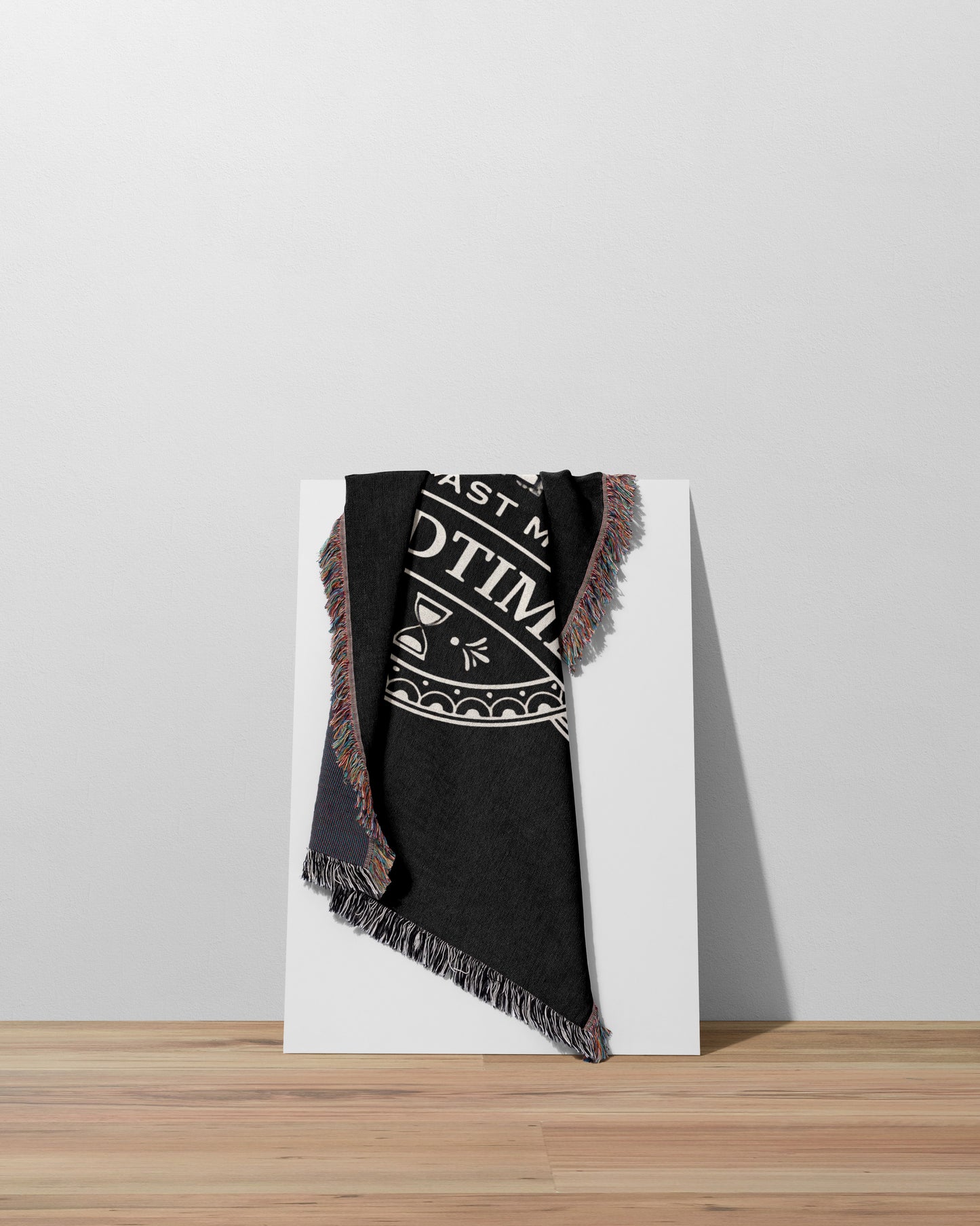 "I Read Past My Bedtime" Woven Throw Blanket - MagicMerchEmporium