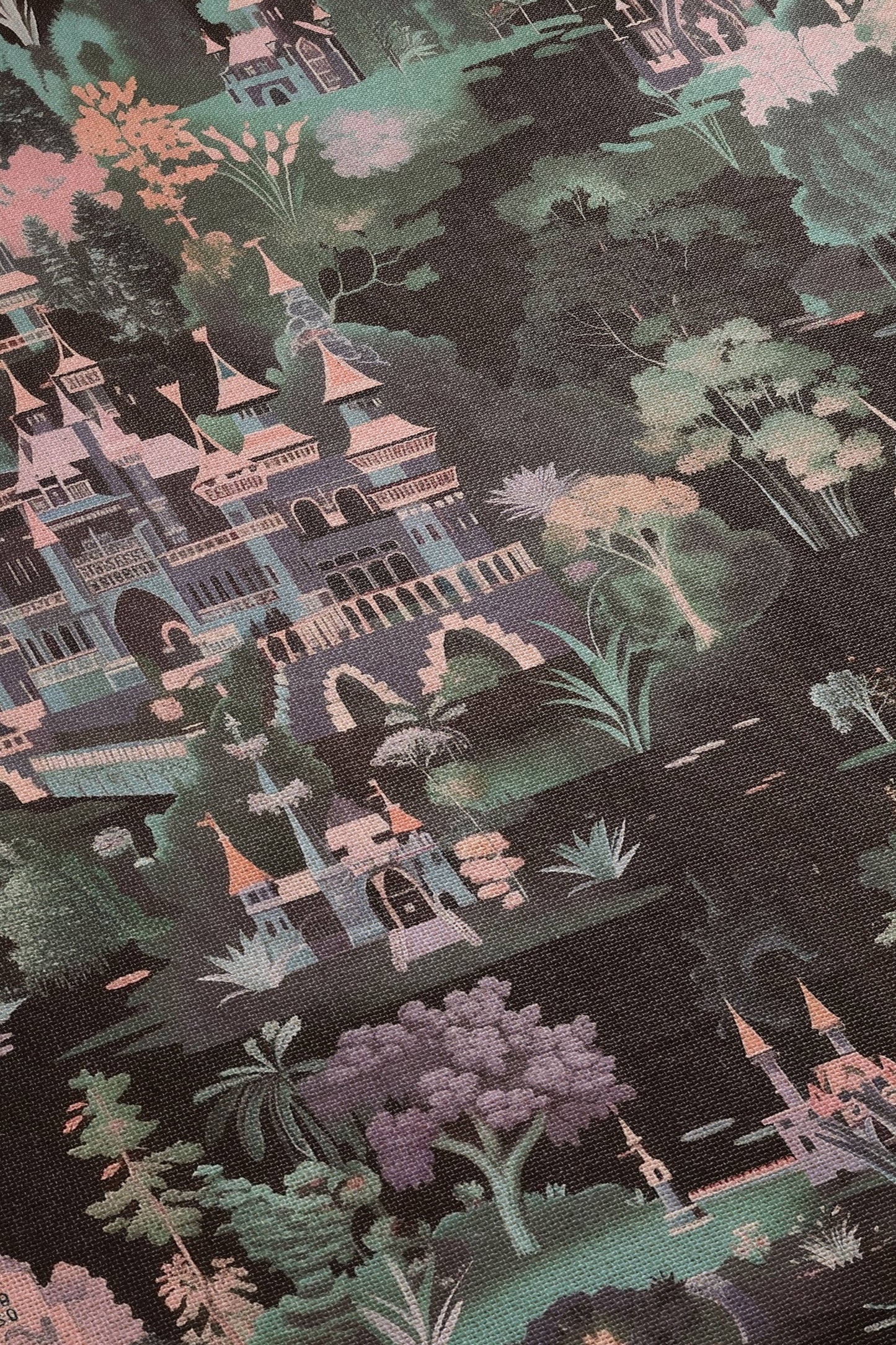 Whimsical Unicorn & Castle Woven Throw Blanket - MagicMerchEmporium