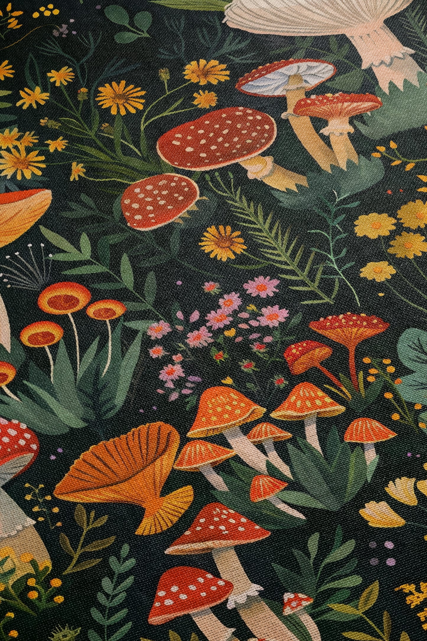 🍂 Autumnal Mushroom Blanket - Forest Magic for Cozy Days 🍂
