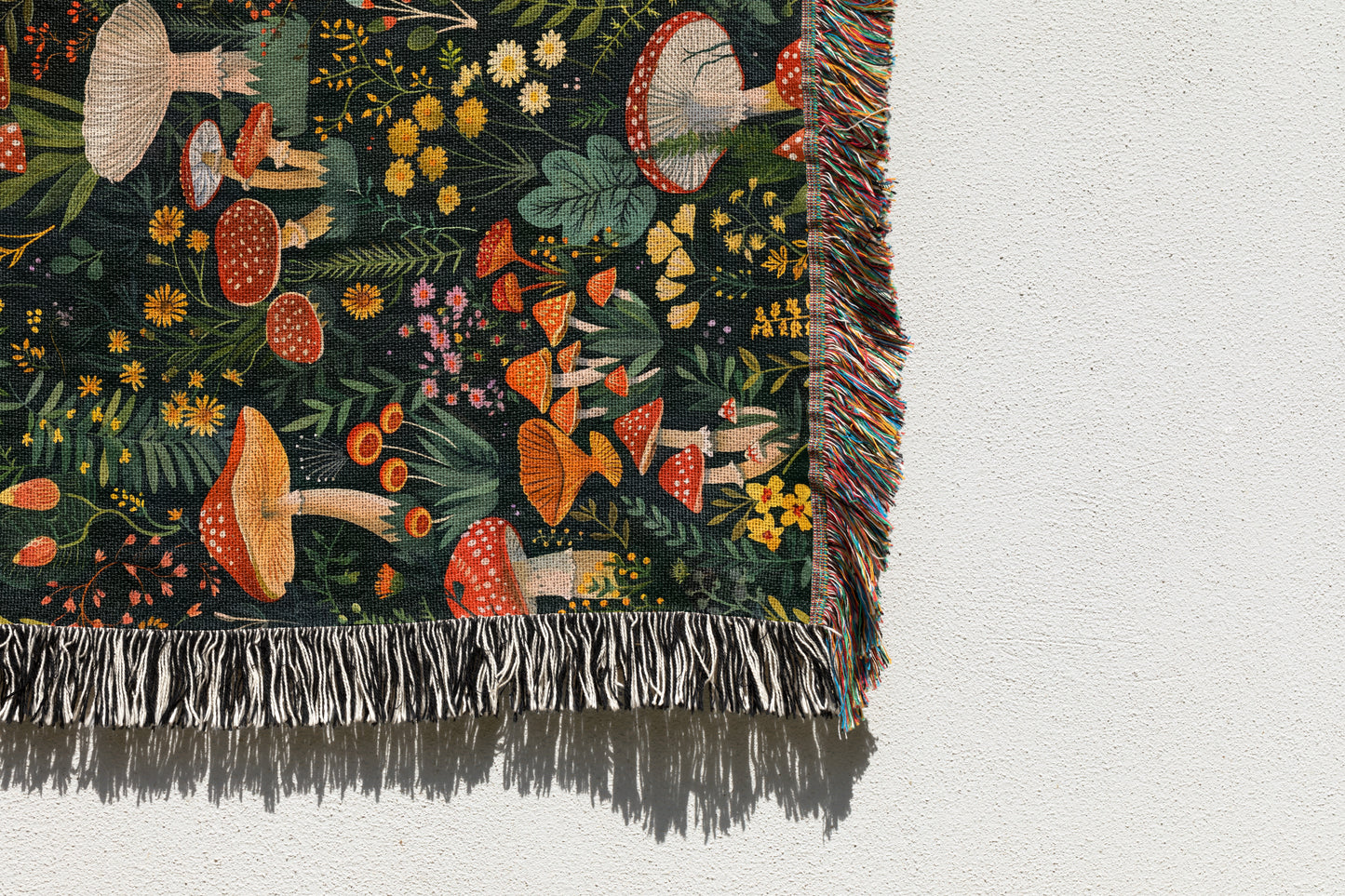 🍂 Autumnal Mushroom Blanket - Forest Magic for Cozy Days 🍂