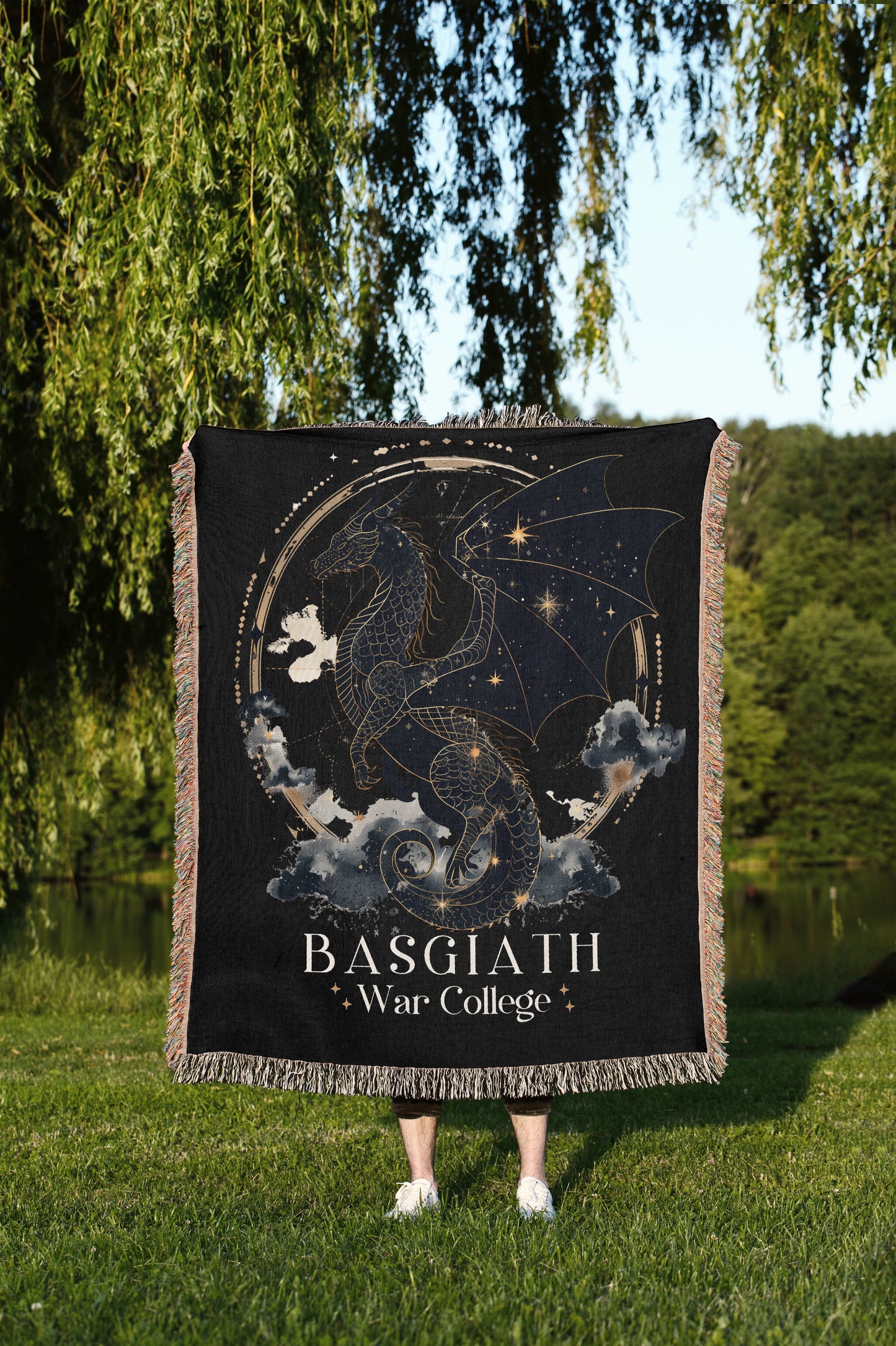 ✨ Basgiath War College Dragon Blanket