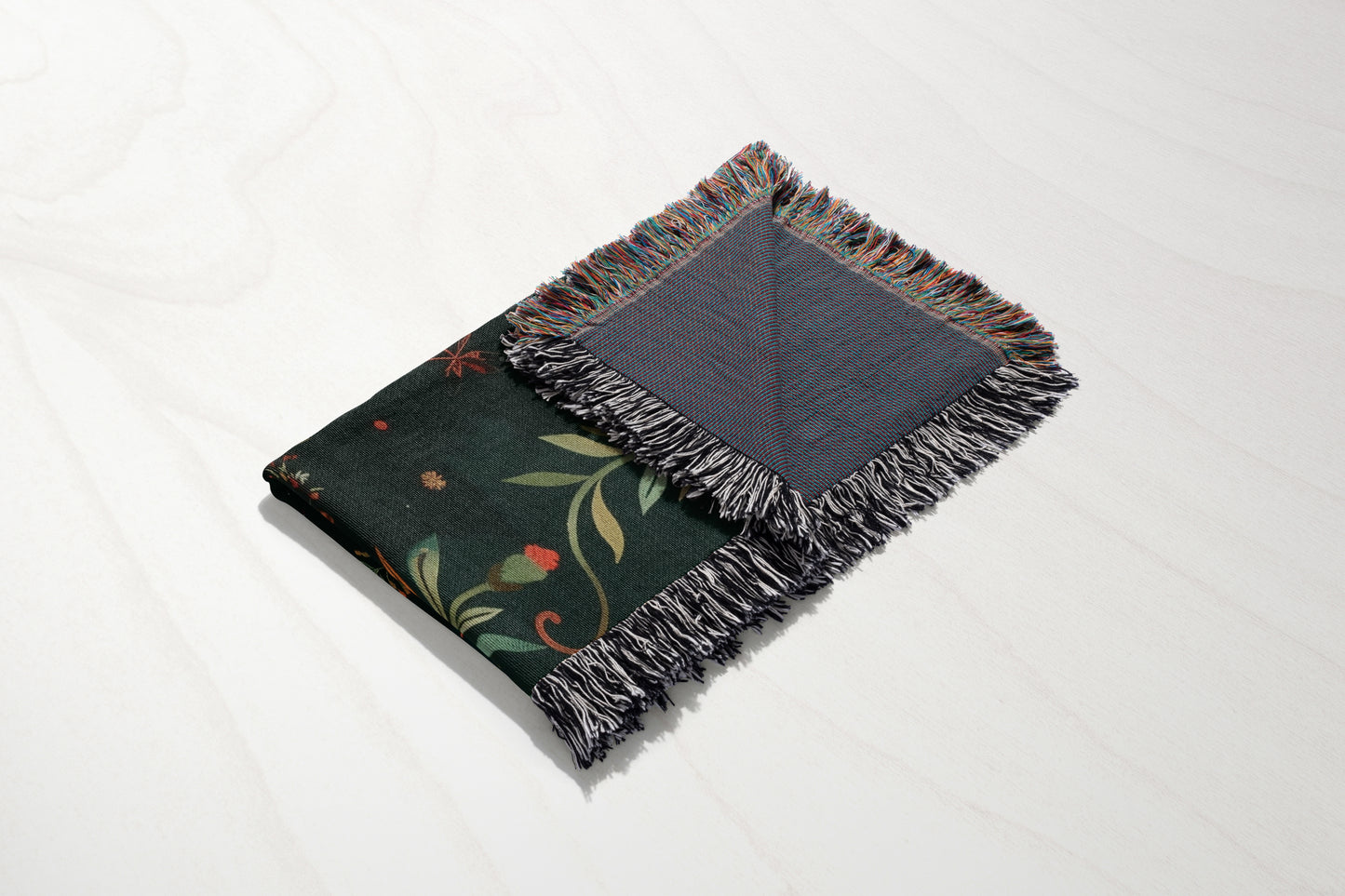 Mystic Moon Butterfly Woven Throw Blanket - MagicMerchEmporium