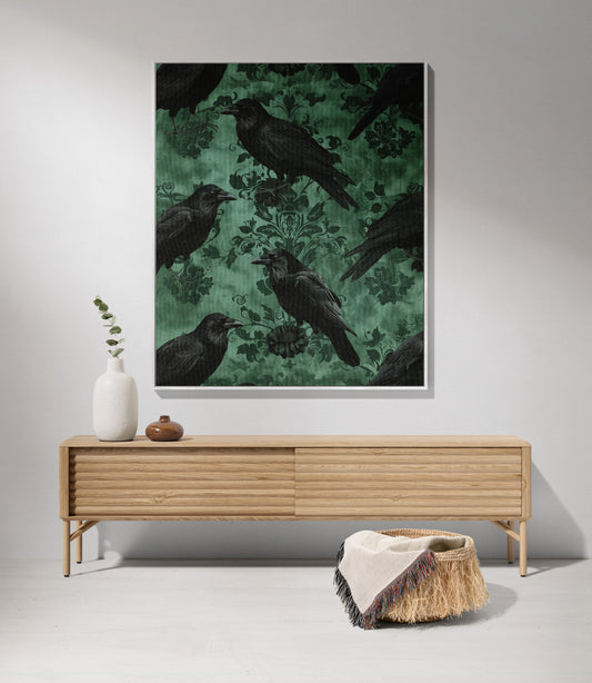 Edgar Allan Poe Woven Throw Blanket - MagicMerchEmporium