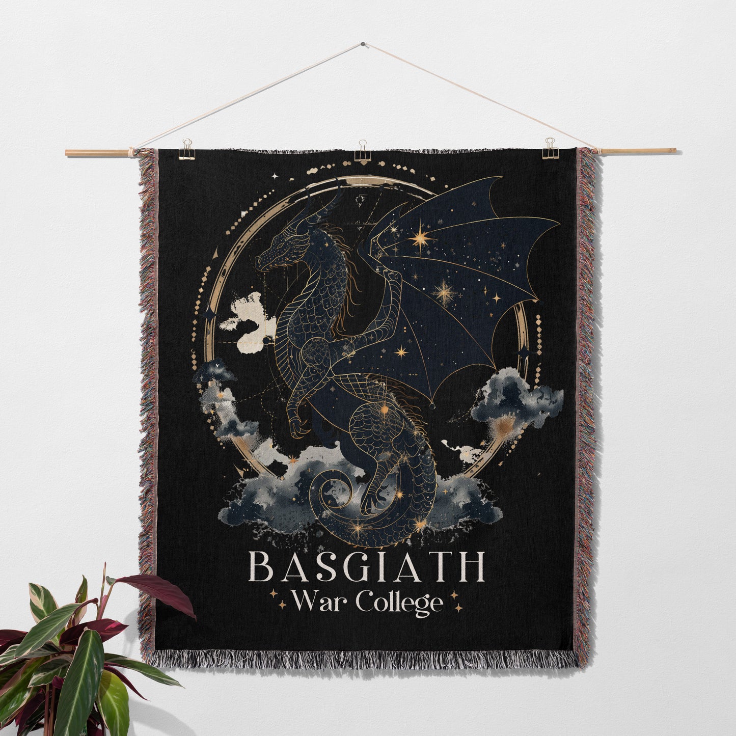 ✨ Basgiath War College Dragon Blanket