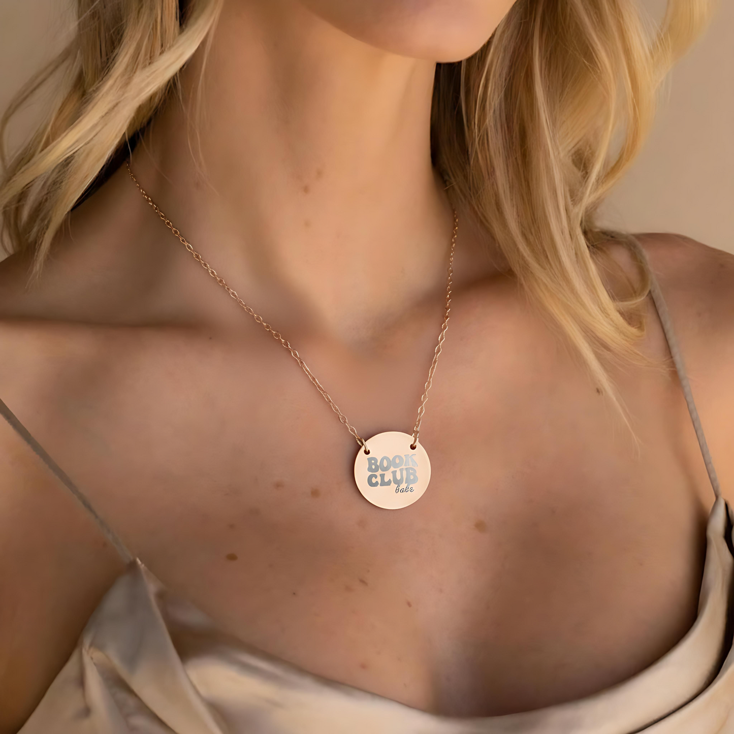 Book Club Babe Circle Necklace - MagicMerchEmporium