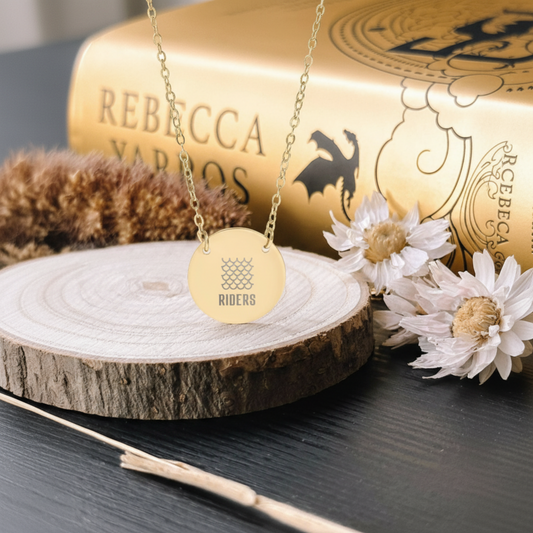 Riders of Basgiath Circle Necklace