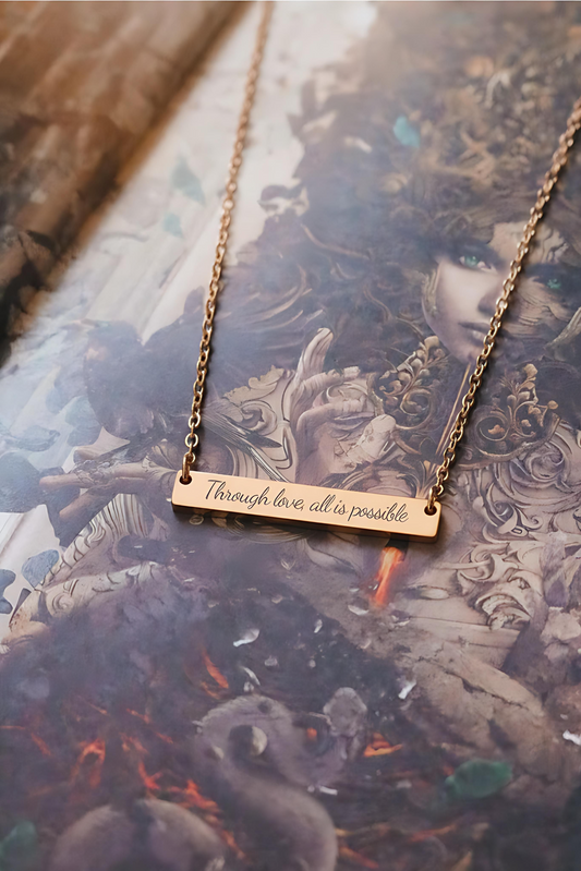 Through Love All Is Possible Necklace - MagicMerchEmporium