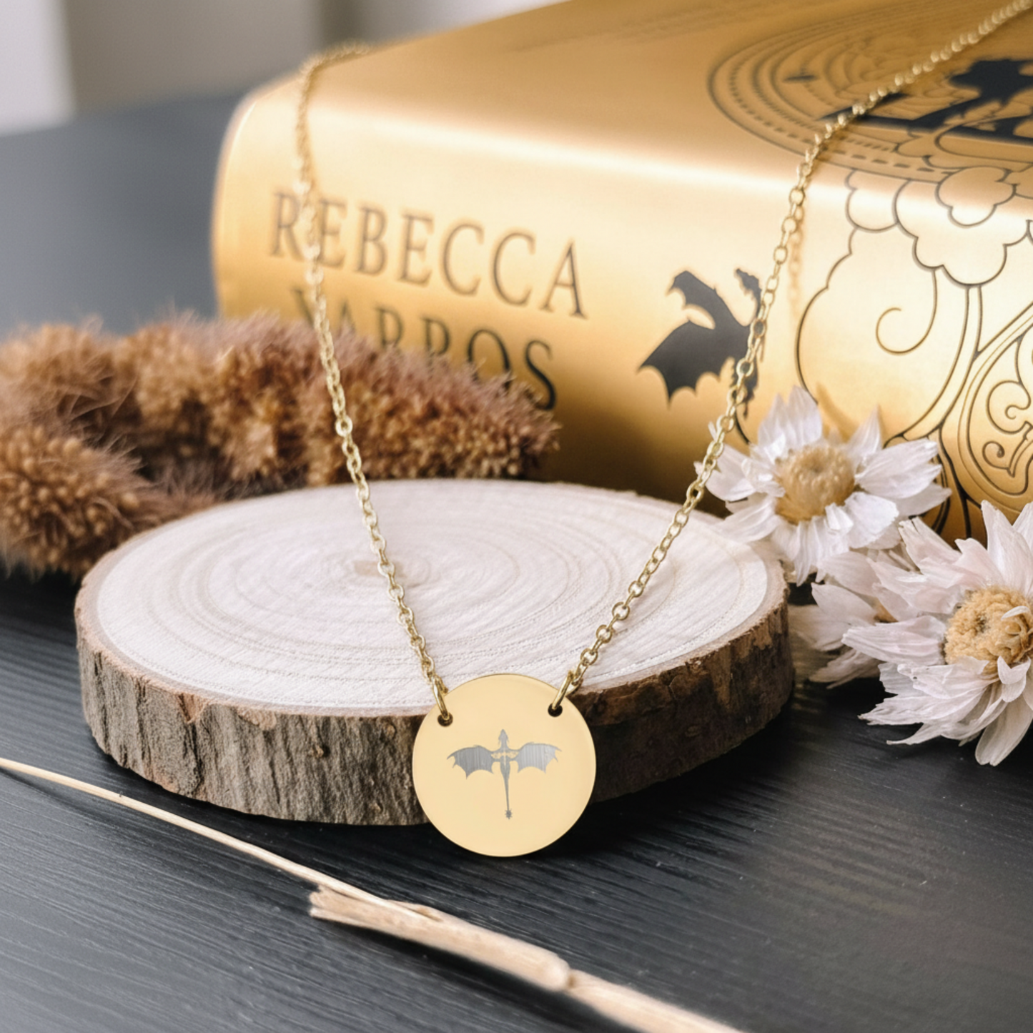 Tairn and Andarna Circle Necklace