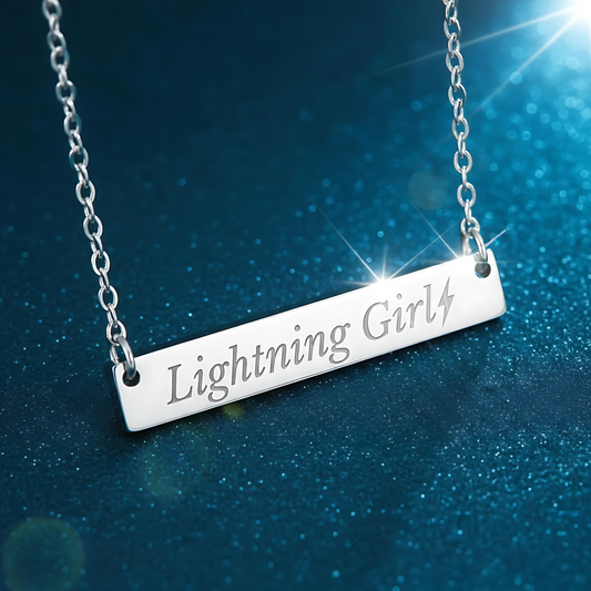 Lightning Girl Necklace - MagicMerchEmporium