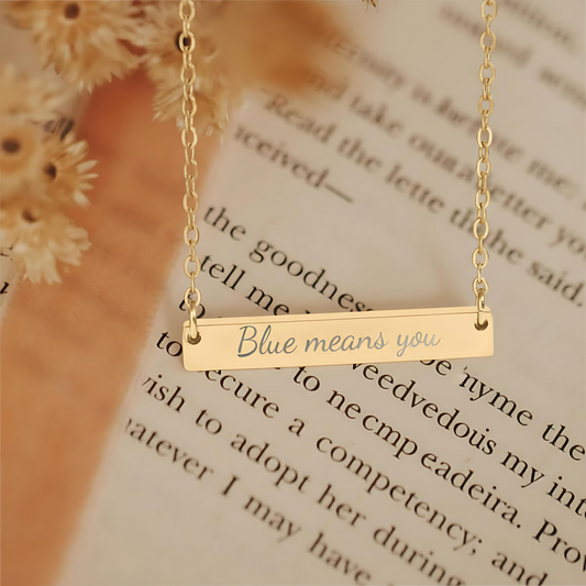 Blue Means You Necklace