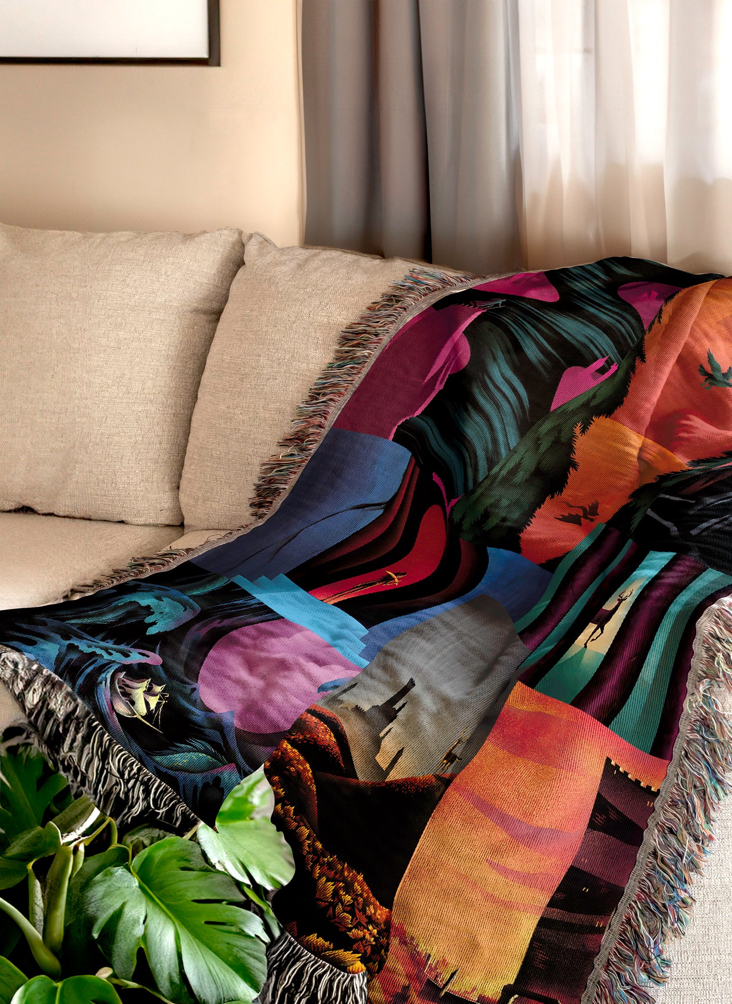 Throne of Glass Woven Throw Blanket