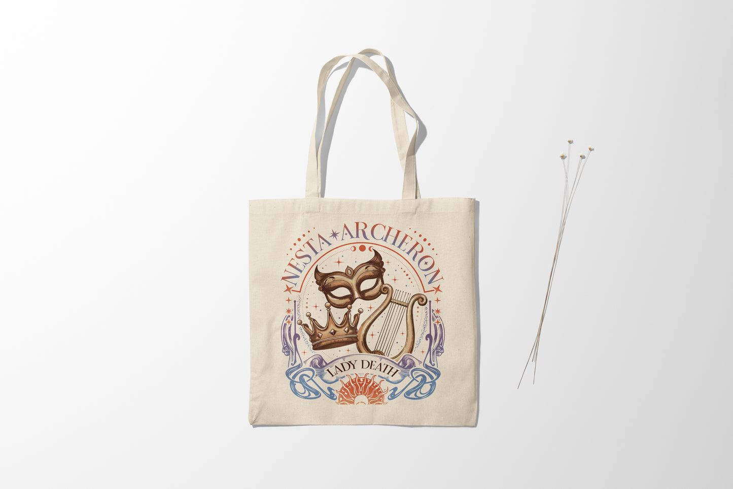 Nesta Archeron "Lady Death" Tote Bag