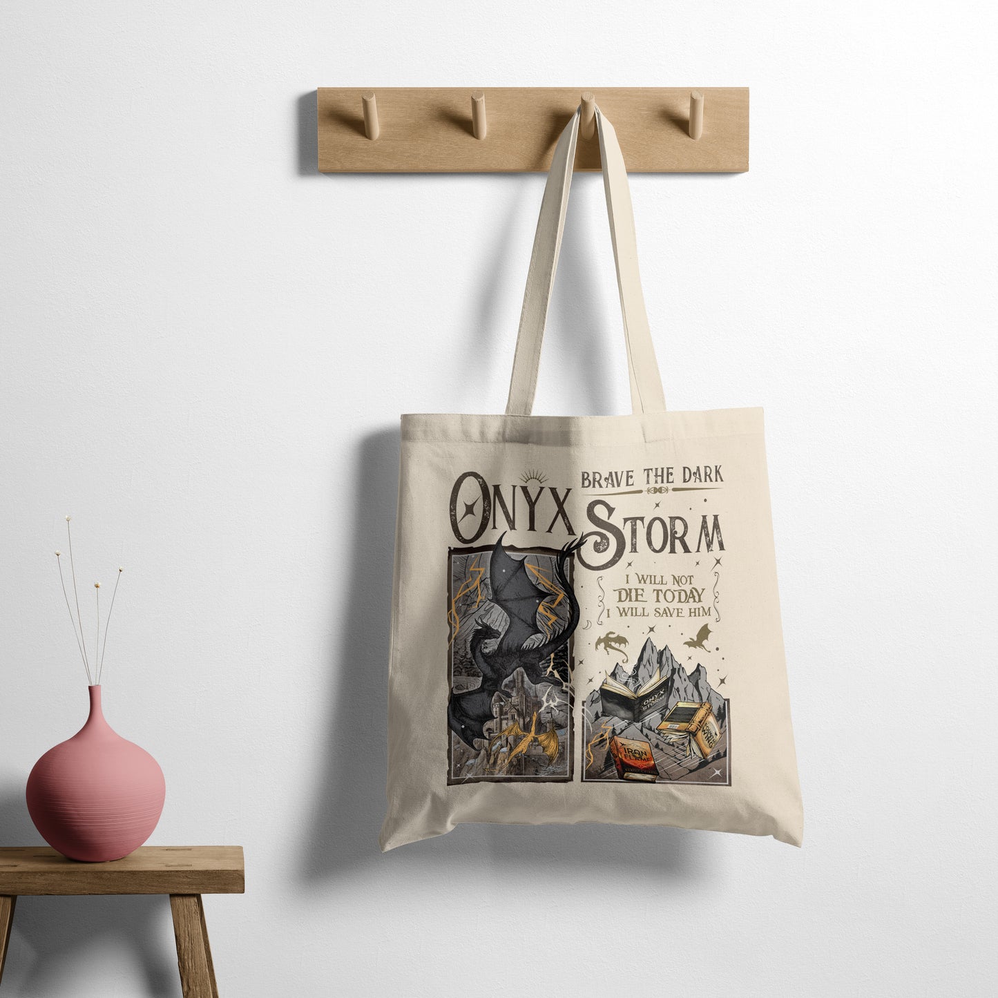 Onyx Storm Tote Bag