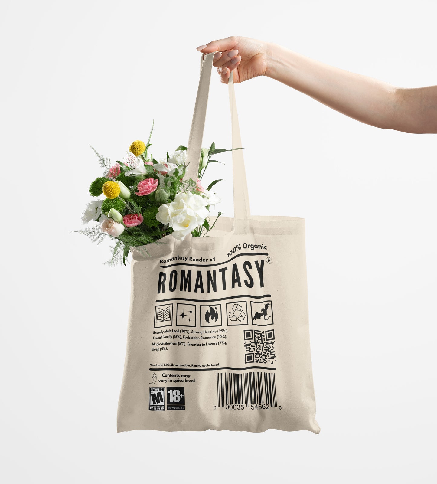 Romantasy Reader Tote Bag