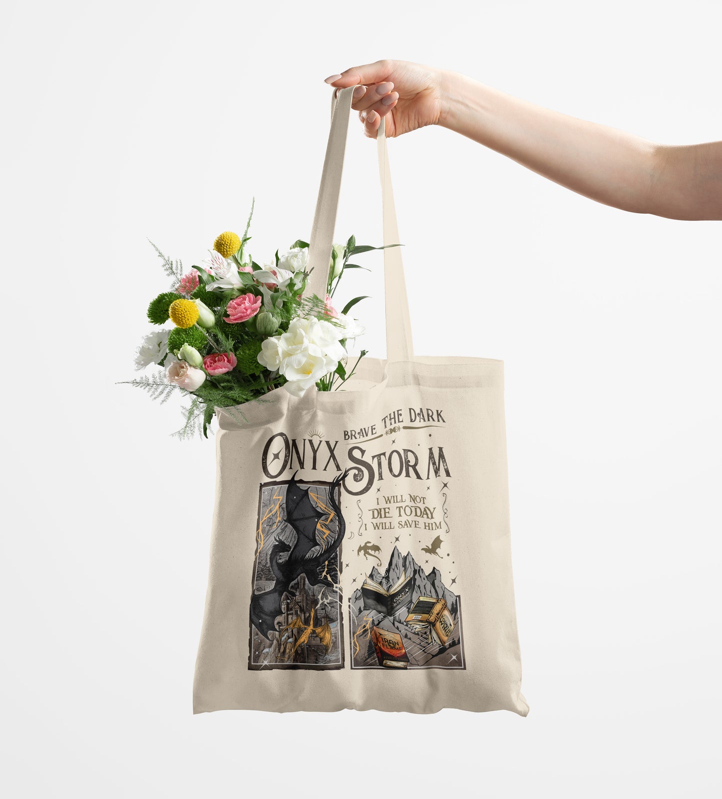 Onyx Storm Tote Bag