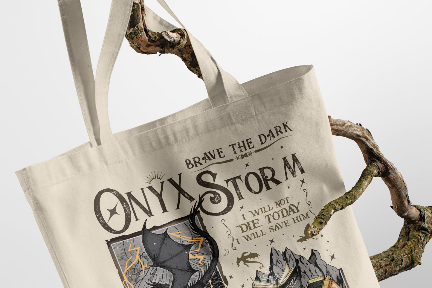 Onyx Storm Tote Bag